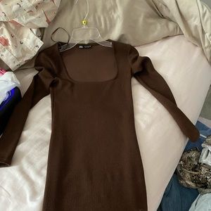 Zara burgundy small dress